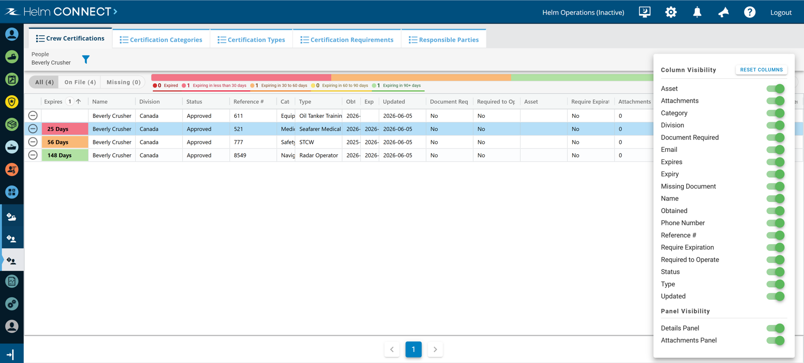 The Bulk Renew window with a row marked Unchanged and the Force save checkbox selected in the toolbar.